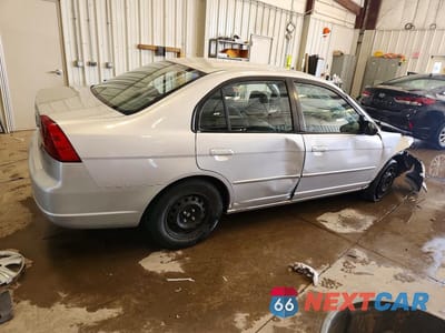 Trzecie zdjęcie samochodu z tyłu: 2002 HONDA CIVIC LX VIN:1HGES16552L039176 - miniatura