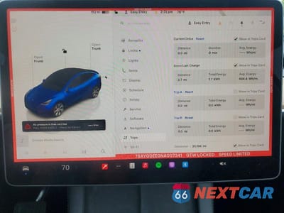 Zdjęcie 9 z 12 samochodu: 2022 TESLA MODEL Y VIN:7SAYGDEF8NF405411 - miniatura