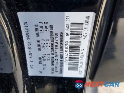 Zdjęcie 12 z 12 samochodu: 2021 MAZDA 3 VIN:JM1BPAAL5M1322104 - miniatura