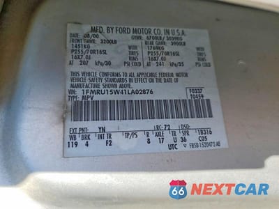 Zdjęcie 14 z 14 samochodu: 2001 FORD EXPEDITION XLT VIN:1FMRU15W41LA02876 - miniatura