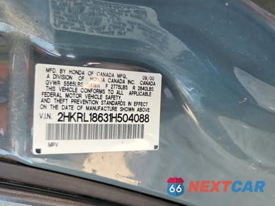 Zdjęcie 14 z 14 samochodu: 2001 HONDA ODYSSEY EX VIN:2HKRL18631H504088 - miniatura