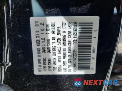 Zdjęcie 13 z 13 samochodu: 2014 ACURA RLX TECH VIN:JH4KC1F54EC007109 - miniatura