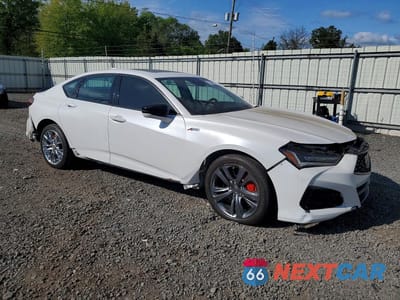 Czwarte zdjęcie samochodu z boku: 2021 ACURA TLX VIN:19UUB7F02MA001857 - miniatura