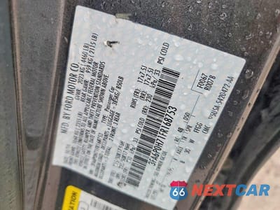 Zdjęcie 12 z 12 samochodu: 2015 FORD FUSION SE VIN:3FA6P0H71FR168753 - miniatura
