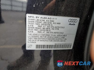 Zdjęcie 13 z 13 samochodu: 2011 AUDI Q7 PREMIUM VIN:WA1CGAFE4BD006813 - miniatura