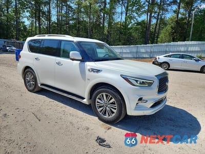 Czwarte zdjęcie samochodu z boku: 2018 INFINITI QX80 BASE VIN:JN8AZ2NF0J9663461 - miniatura