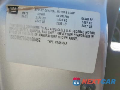 Zdjęcie 12 z 12 samochodu: 2004 CADILLAC CTS VIN:1G6DM577040180482 - miniatura