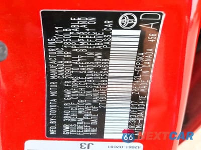 Zdjęcie 13 z 13 samochodu: 2011 TOYOTA COROLLA S VIN:2T1BU4EE8BC564688 - miniatura