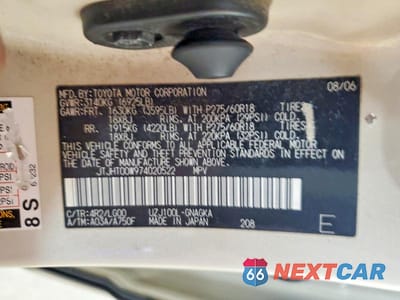 Zdjęcie 13 z 13 samochodu: 2007 LEXUS LX 470 VIN:JTJHT00W974020522 - miniatura