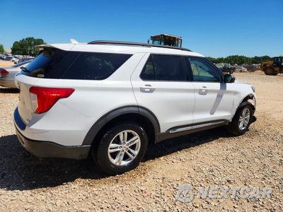 Trzecie zdjęcie samochodu z tyłu: 2020 FORD EXPLORER XLT VIN:1FMSK8DH0LGB79732 - miniatura