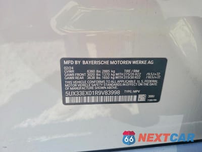 Zdjęcie 14 z 14 samochodu: 2024 BMW X6 XDRIVE40I VIN:5UX33EX01R9V83998 - miniatura