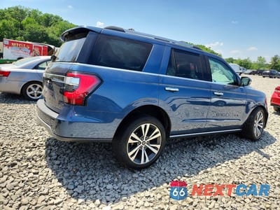 Trzecie zdjęcie samochodu z tyłu: 2020 FORD EXPEDITION LIMITED VIN:1FMJU2AT6LEA84325 - miniatura