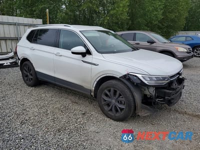 Czwarte zdjęcie samochodu z boku: 2022 VOLKSWAGEN TIGUAN SE VIN:3VV2B7AX3NM043597 - miniatura