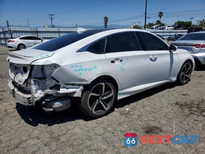 Trzecie zdjęcie samochodu z tyłu: 2019 HONDA ACCORD SPORT VIN:1HGCV1F34KA152769 - miniatura