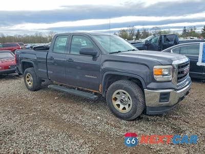 Czwarte zdjęcie samochodu z boku: 2014 GMC SIERRA K1500 VIN:1GTV2TEH6EZ180653 - miniatura