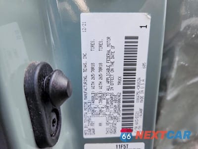 Zdjęcie 12 z 12 samochodu: 2022 TOYOTA TUNDRA SR5 VIN:5TFLA5DA8NX006962 - miniatura