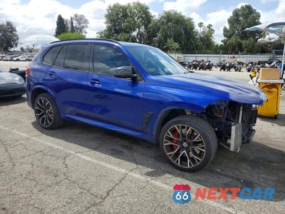 Czwarte zdjęcie samochodu z boku: 2023 BMW X5 M VIN:5YMJU0C07P9P30344 - miniatura