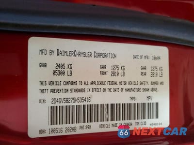 Zdjęcie 12 z 12 samochodu: 2005 DODGE MAGNUM R VIN:2D4GV58275H535416 - miniatura