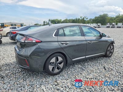 Trzecie zdjęcie samochodu z tyłu: 2021 HYUNDAI IONIQ LIMITED VIN:KMHC05LC8MU251486 - miniatura