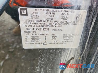 Zdjęcie 13 z 13 samochodu: 2014 CHEVROLET EQUINOX LT VIN:2GNFLFEK5E6185733 - miniatura