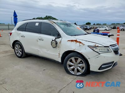 Czwarte zdjęcie samochodu z boku: 2014 ACURA MDX ADVANCE VIN:5FRYD3H83EB018695 - miniatura
