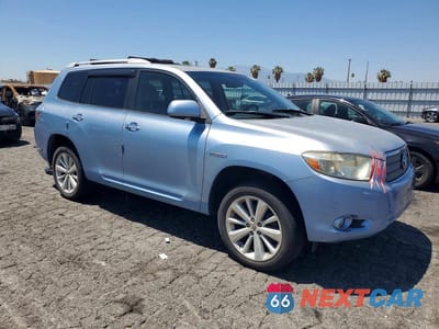 Czwarte zdjęcie samochodu z boku: 2008 TOYOTA HIGHLANDER HYBRID LIMITED VIN:JTEEW44A682007755 - miniatura