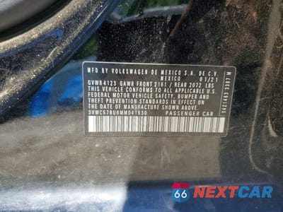 Zdjęcie 12 z 12 samochodu: 2021 VOLKSWAGEN JETTA S VIN:3VWC57BU6MM041630 - miniatura