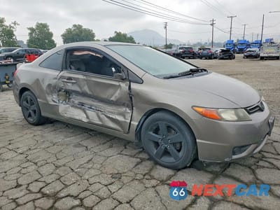Czwarte zdjęcie samochodu z boku: 2007 HONDA CIVIC EX VIN:2HGFG12877H535316 - miniatura