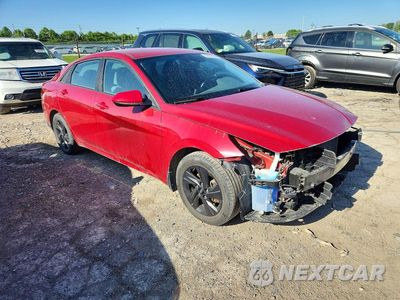 Czwarte zdjęcie samochodu z boku: 2022 HYUNDAI ELANTRA VIN:KMHLM4AG0NU264139 - miniatura