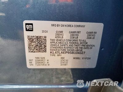 Zdjęcie 13 z 13 samochodu: 2025 BUICK ENVISTA PREFERRED VIN:KL47LAEP9SB104327 - miniatura