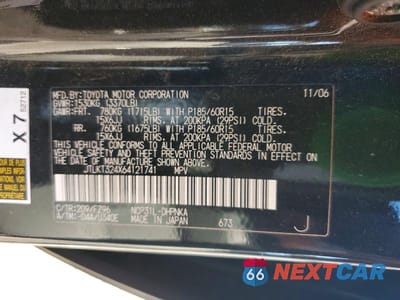 Zdjęcie 13 z 13 samochodu: 2006 TOYOTA SCION XB VIN:JTLKT324X64121741 - miniatura