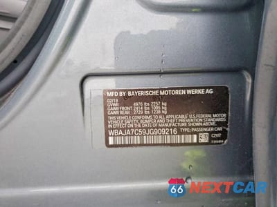 Zdjęcie 13 z 13 samochodu: 2018 BMW 530 XI VIN:WBAJA7C59JG909216 - miniatura