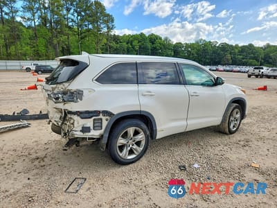 Trzecie zdjęcie samochodu z tyłu: 2014 TOYOTA HIGHLANDER LIMITED VIN:5TDYKRFH1ES033608 - miniatura