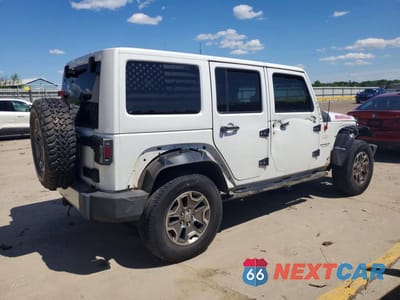 Trzecie zdjęcie samochodu z tyłu: 2011 JEEP WRANGLER UNLIMITED SAHARA VIN:1J4BA5H15BL592815 - miniatura