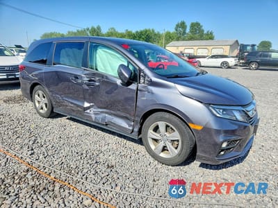 Czwarte zdjęcie samochodu z boku: 2019 HONDA ODYSSEY EX VIN:5FNRL6H5XKB086438 - miniatura
