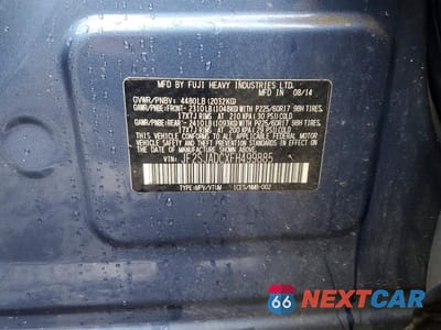 Zdjęcie 13 z 13 samochodu: 2015 SUBARU FORESTER 2.5I PREMIUM VIN:JF2SJADCXFH499885 - miniatura