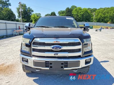 Piąte zdjęcie samochodu w środku: 2017 FORD F150 SUPERCREW VIN:1FTEW1EF5HFA69878 - miniatura