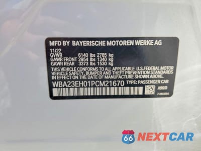 Zdjęcie 12 z 12 samochodu: 2023 BMW 740 I VIN:WBA23EH01PCM21670 - miniatura