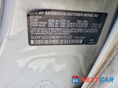 Zdjęcie 14 z 14 samochodu: 2014 BMW X6 XDRIVE35I VIN:5UXFG2C54E0H11122 - miniatura