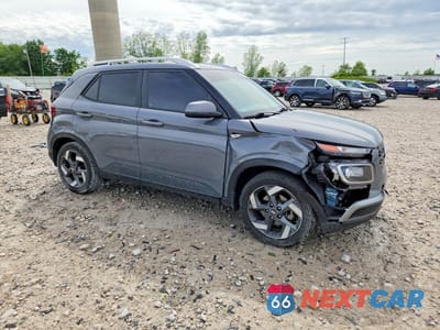 Czwarte zdjęcie samochodu z boku: 2021 HYUNDAI VENUE SEL VIN:KMHRC8A32MU088646 - miniatura