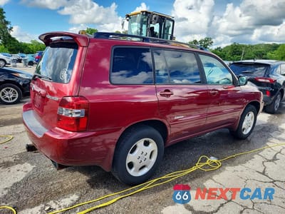 Trzecie zdjęcie samochodu z tyłu: 2006 TOYOTA HIGHLANDER LIMITED VIN:JTEEP21A760174575 - miniatura