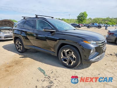 Czwarte zdjęcie samochodu z boku: 2022 HYUNDAI TUCSON LIMITED VIN:KM8JECA12NU061943 - miniatura