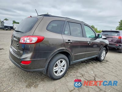 Trzecie zdjęcie samochodu z tyłu: 2011 HYUNDAI SANTA FE GLS VIN:5XYZGDAG0BG016606 - miniatura