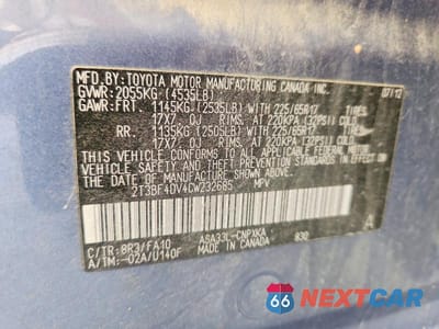Zdjęcie 13 z 13 samochodu: 2012 TOYOTA RAV4 BASE VIN:2T3BF4DV4CW232685 - miniatura
