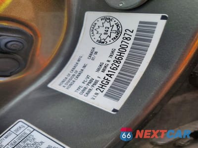 Zdjęcie 13 z 13 samochodu: 2006 HONDA CIVIC DX VIN:2HGFA16286H007872 - miniatura