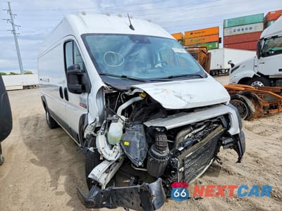 Czwarte zdjęcie samochodu z boku: 2022 RAM PROMASTER 2500 2500 HIGH VIN:3C6LRVDG7NE128541 - miniatura