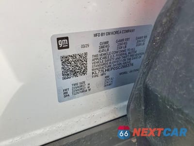 Zdjęcie 13 z 13 samochodu: 2025 CHEVROLET TRAX 1LT VIN:KL77LHEP0SC268376 - miniatura