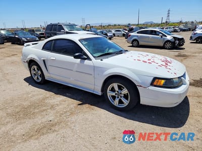 Czwarte zdjęcie samochodu z boku: 2003 FORD MUSTANG VIN:1FAFP40403F427458 - miniatura