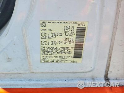 Zdjęcie 13 z 13 samochodu: 2016 NISSAN NV 2500 HD SV DELIVERY VAN VIN:1N6BF0KY7GN816479 - miniatura