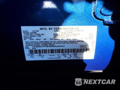 Zdjęcie 14 z 14 samochodu: 2021 FORD EXPLORER LIMITED VIN:1FM5K7FW3MNA09557 - miniatura